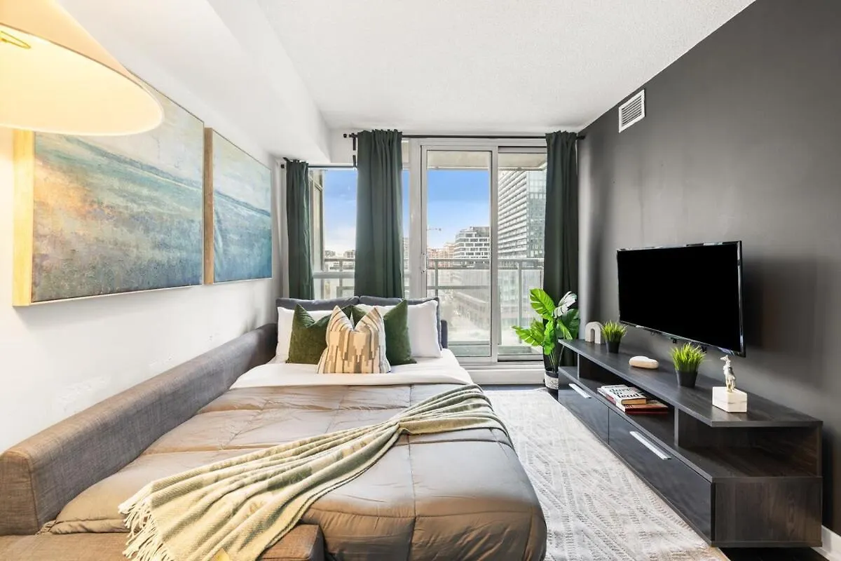 Modern 1Br King Suite, Central Downtown トロント