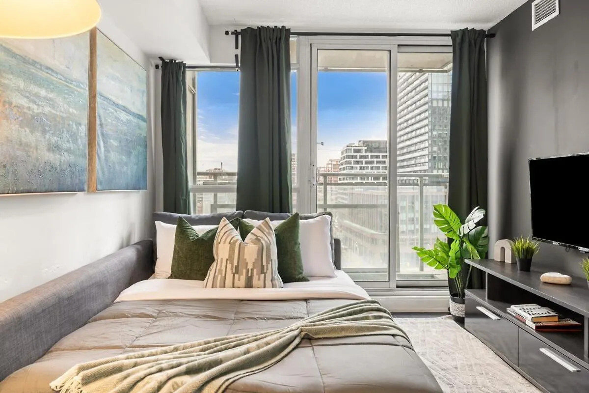 Modern 1Br King Suite, Central Downtown トロント カナダ